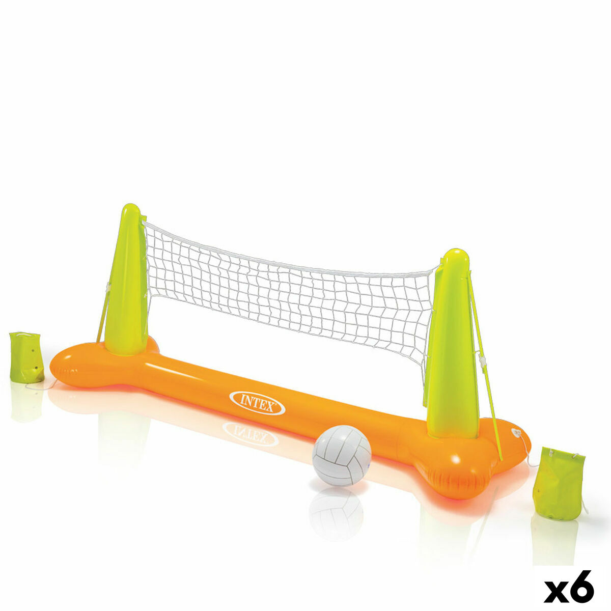 Pool volleyball set Intex 239 x 91 x 64 cm (6 Units) Pool volleyball set Intex 239 x 91 x 64 cm (6 Units)