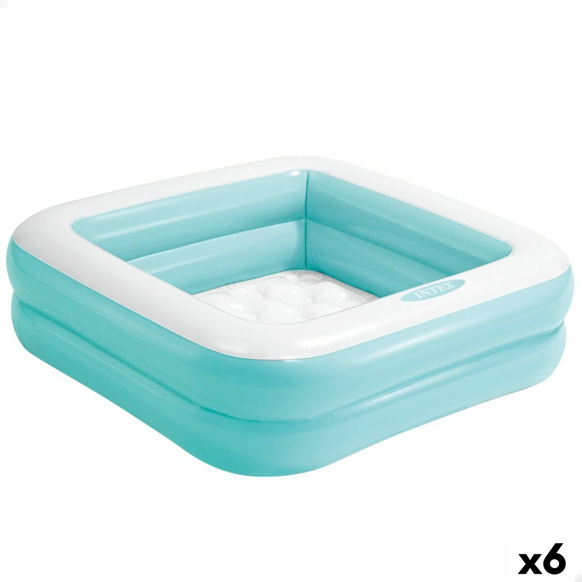 Inflatable Paddling Pool for Children Intex Squared 57 L 86 x 25 x 86 cm (6 Units) Inflatable Paddling Pool for Children Intex Squared 57 L 86 x 25 x 86 cm (6 Units)