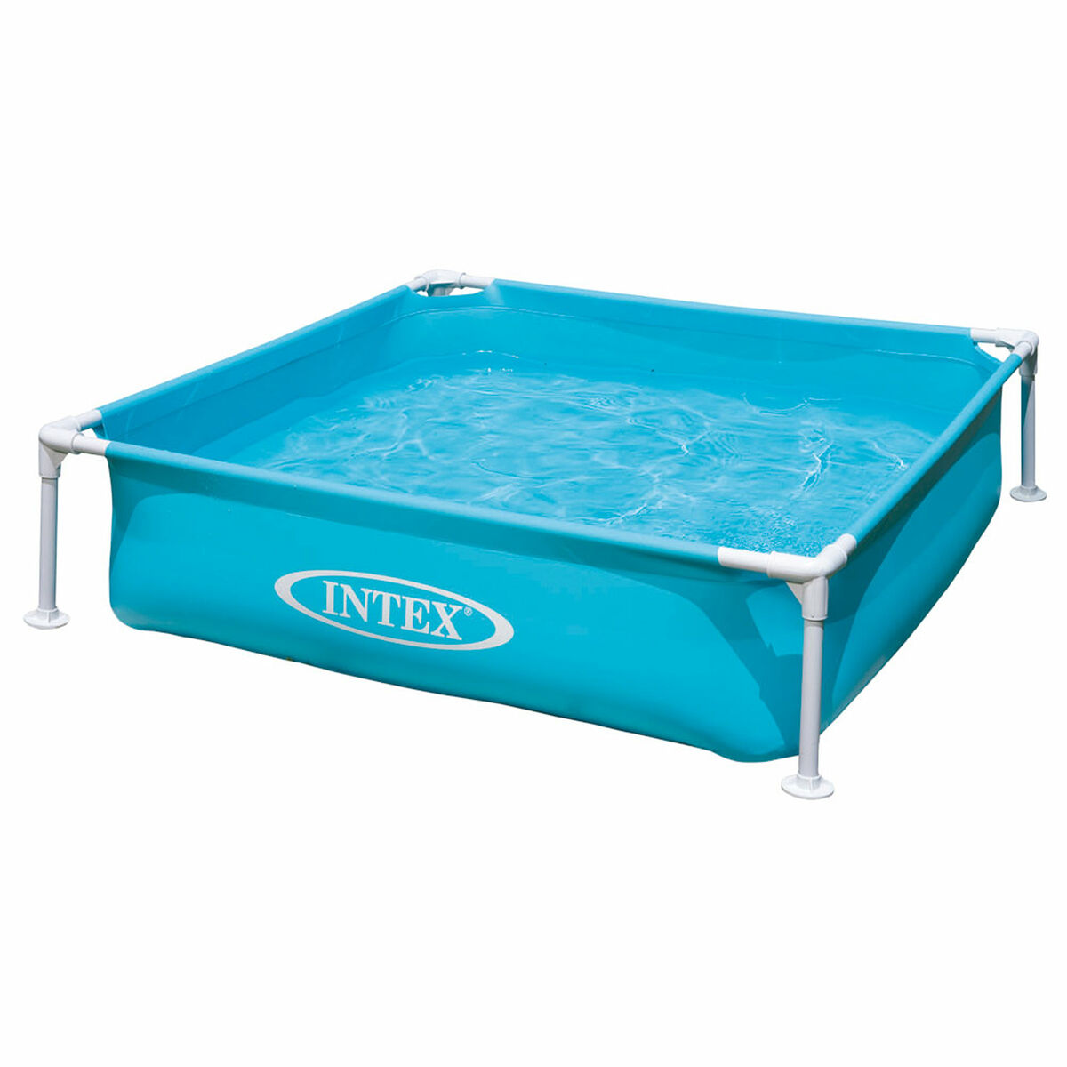 Children’s pool Intex Mini Frame Blue Squared 342 L 122 x 30 x 122 cm (3 Units)