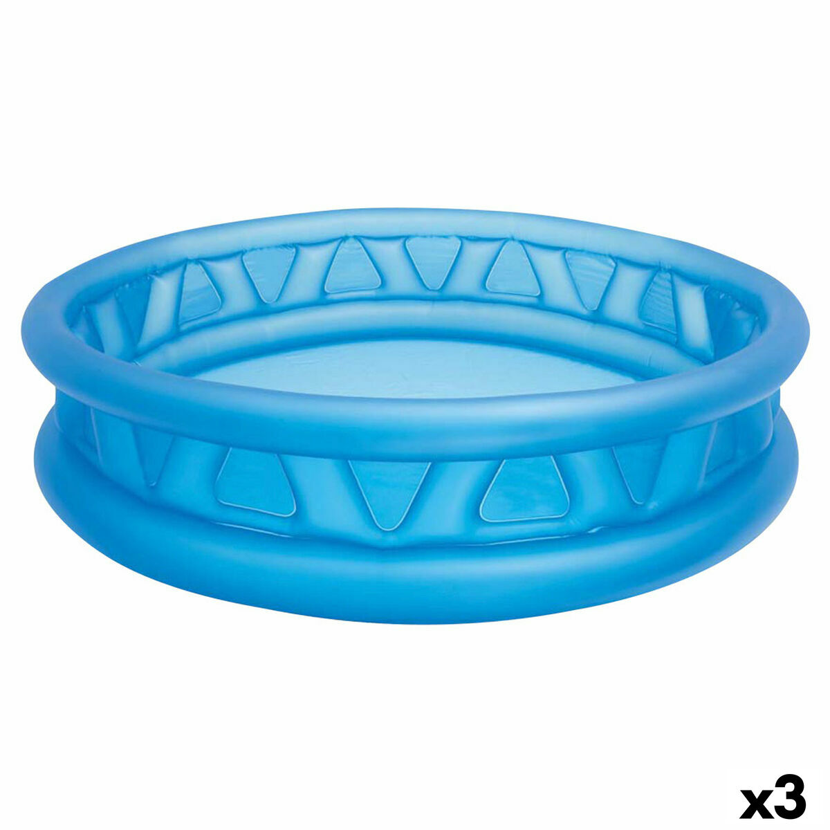 Inflatable Paddling Pool for Children Intex Blue Circular 790 L 188 x 46 x 188 cm (3 Units) Inflatable Paddling Pool for Children Intex Blue Circular 790 L 188 x 46 x 188 cm (3 Units)