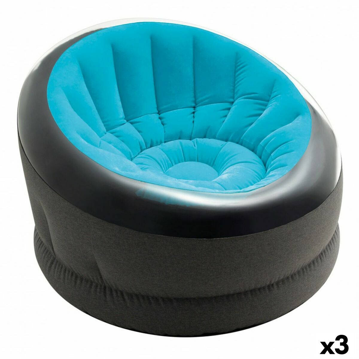 Inflatable Armchair Intex EMPIRE 112 x 69 x 109 cm (3 Units) Inflatable Armchair Intex EMPIRE 112 x 69 x 109 cm (3 Units)