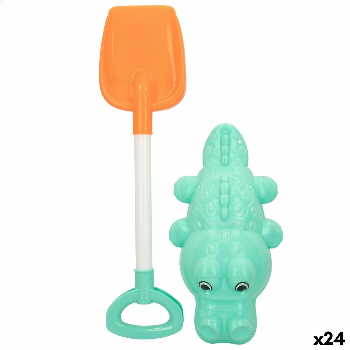 Beach toys set Colorbaby 2 Pieces Crocodile Spade polypropylene (24 Units) Beach toys set Colorbaby 2 Pieces Crocodile Spade polypropylene (24 Units)