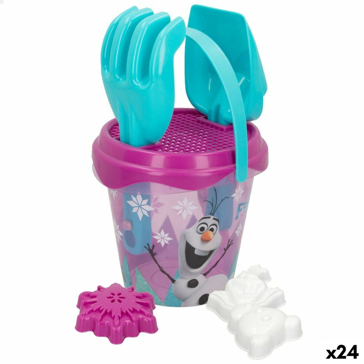Beach toys set Frozen Olaf Ø 14 cm (24 Units) Beach toys set Frozen Olaf Ø 14 cm (24 Units)