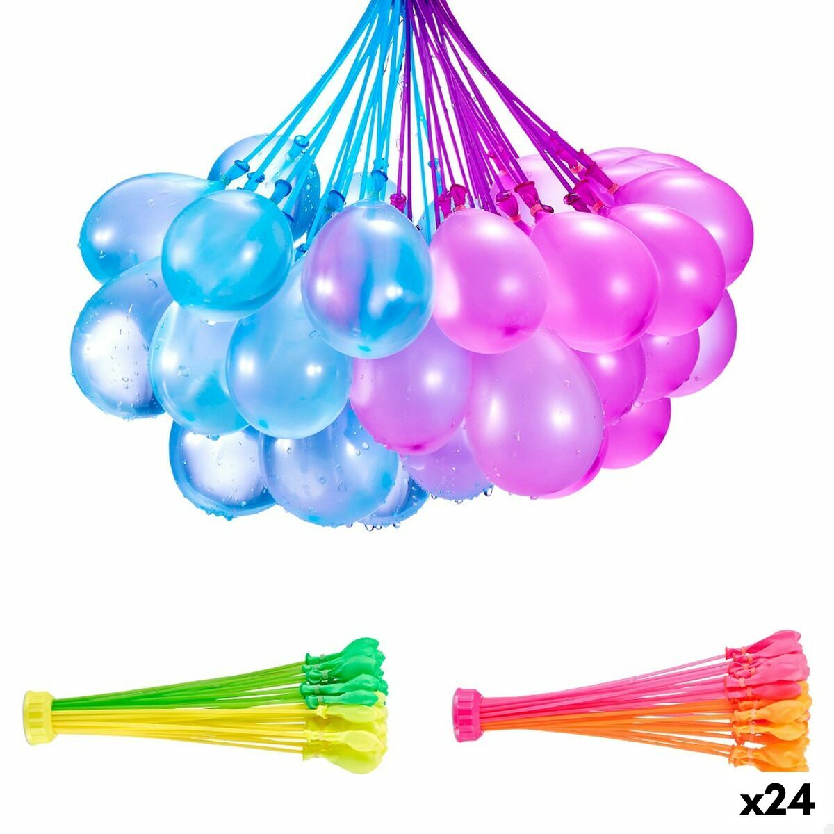 Water Balloons with Pump Zuru Bunch-o-Balloons 24 Units Water Balloons with Pump Zuru Bunch-o-Balloons 24 Units