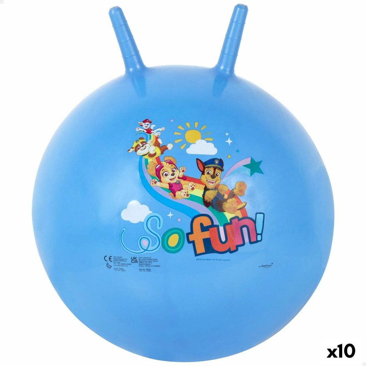 Jumping Ball The Paw Patrol Blue (10 Units) Jumping Ball The Paw Patrol Blue (10 Units)