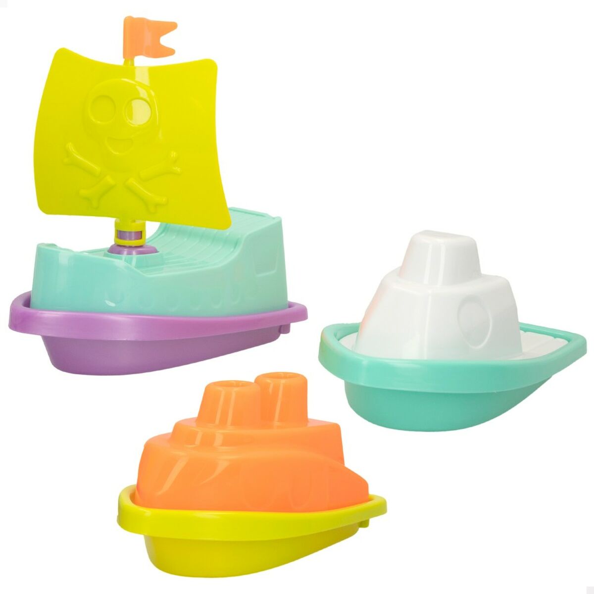Beach toys set Colorbaby 3 Pieces Ship polypropylene (12 Units)