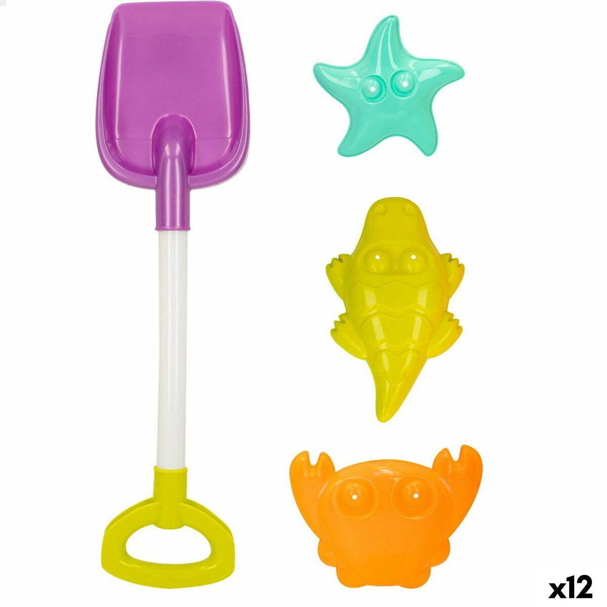 Beach toys set Colorbaby 4 Pieces polypropylene (12 Units) Beach toys set Colorbaby 4 Pieces polypropylene (12 Units)