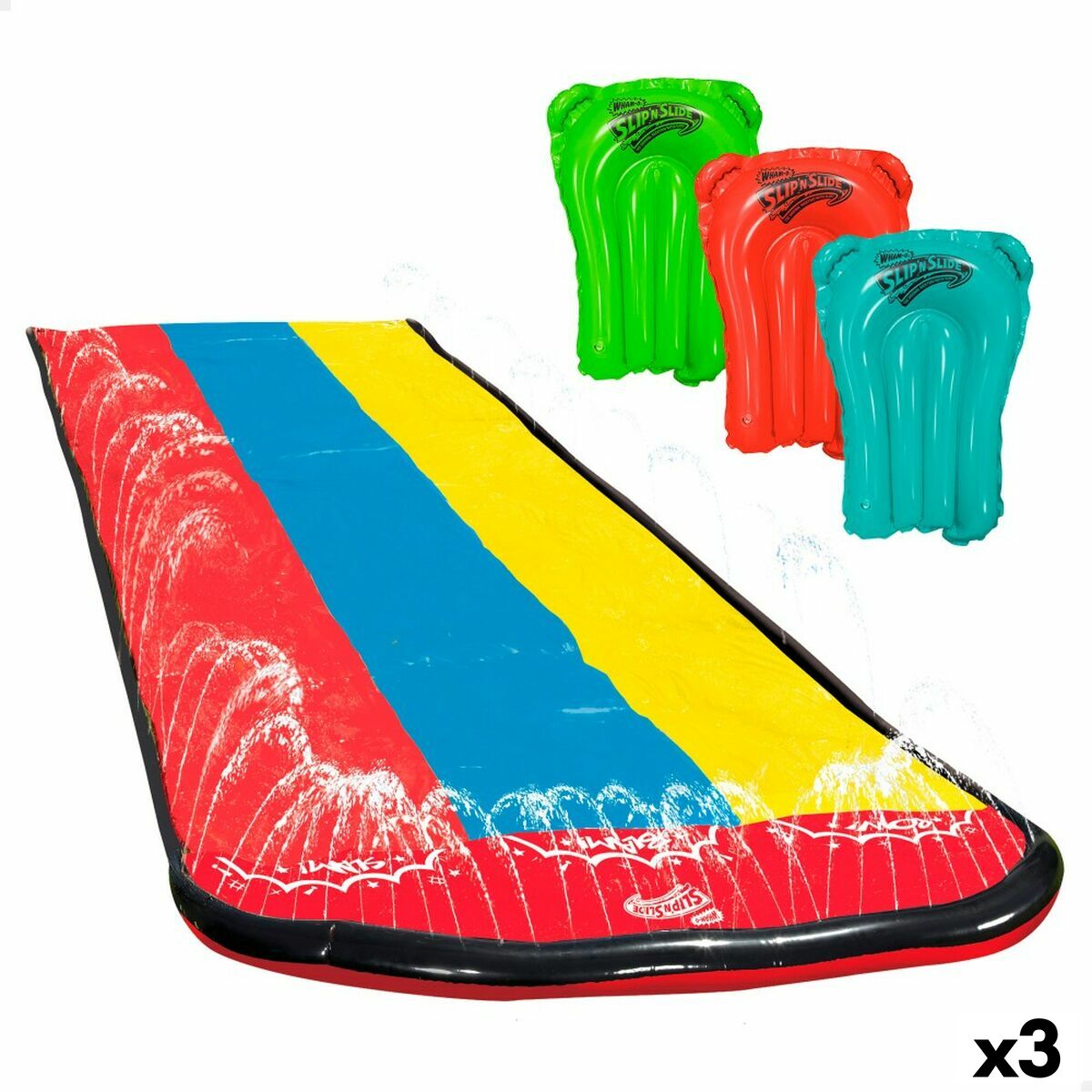 Water Slide 200 x 12 x 480 cm Multicolour Water Slide 200 x 12 x 480 cm Multicolour