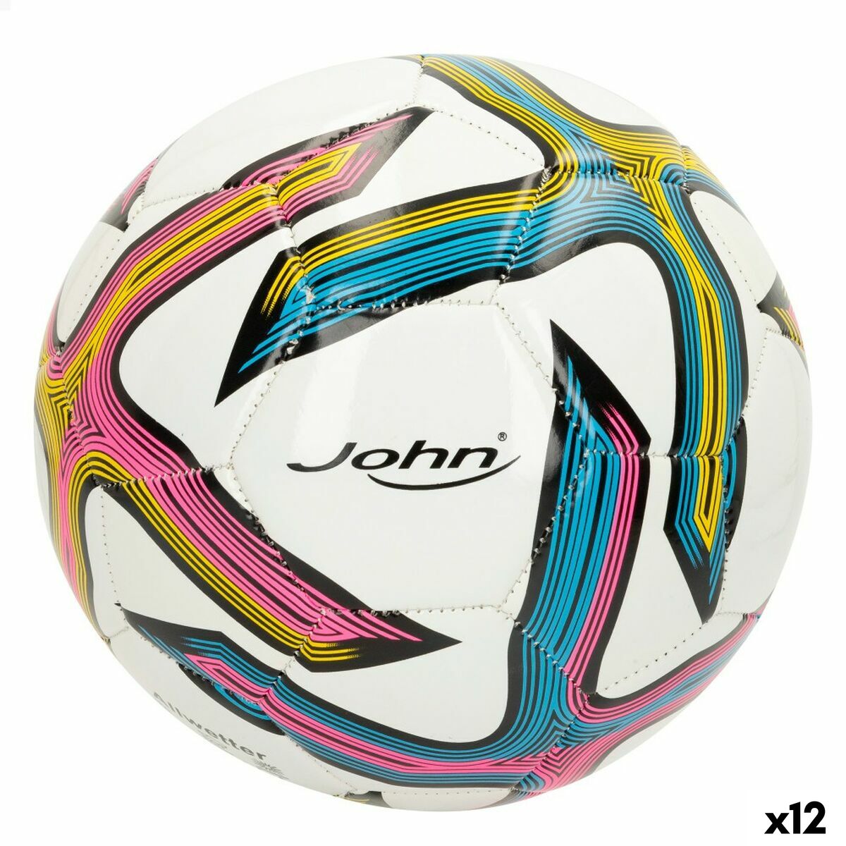Football John Sports Classic 5 Ø 22 cm Leatherette (12 Units) Football John Sports Classic 5 Ø 22 cm Leatherette (12 Units)