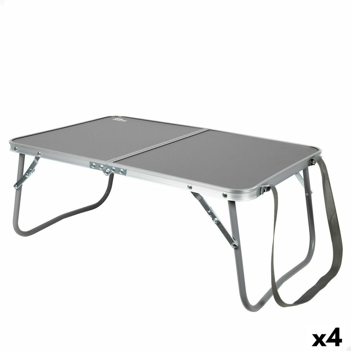 Folding Table Aktive Camping Anthracite 60 x 25 x 40 cm (4 Units) Folding Table Aktive Camping Anthracite 60 x 25 x 40 cm (4 Units)