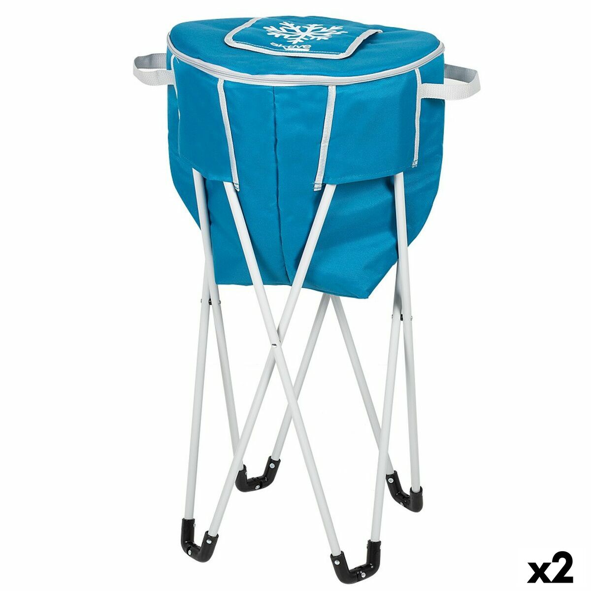 Portable Fridge Aktive Blue Foldable With support 43 x 85 x 43 cm (2 Units) Portable Fridge Aktive Blue Foldable With support 43 x 85 x 43 cm (2 Units)