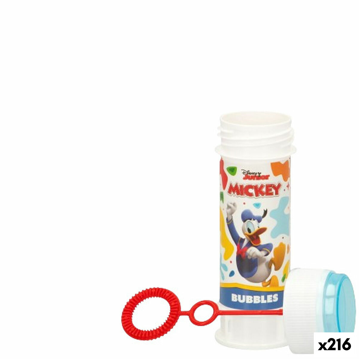 Bubble blower Mickey Mouse 60 ml 3,8 x 11,5 x 3,8 cm (216 Units) Bubble blower Mickey Mouse 60 ml 3,8 x 11,5 x 3,8 cm (216 Units)