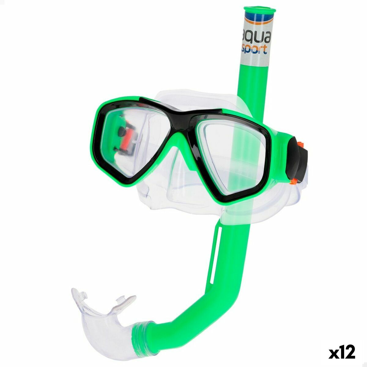 Snorkel Goggles and Tube Colorbaby Aqua Sport Children’s (12 Units)