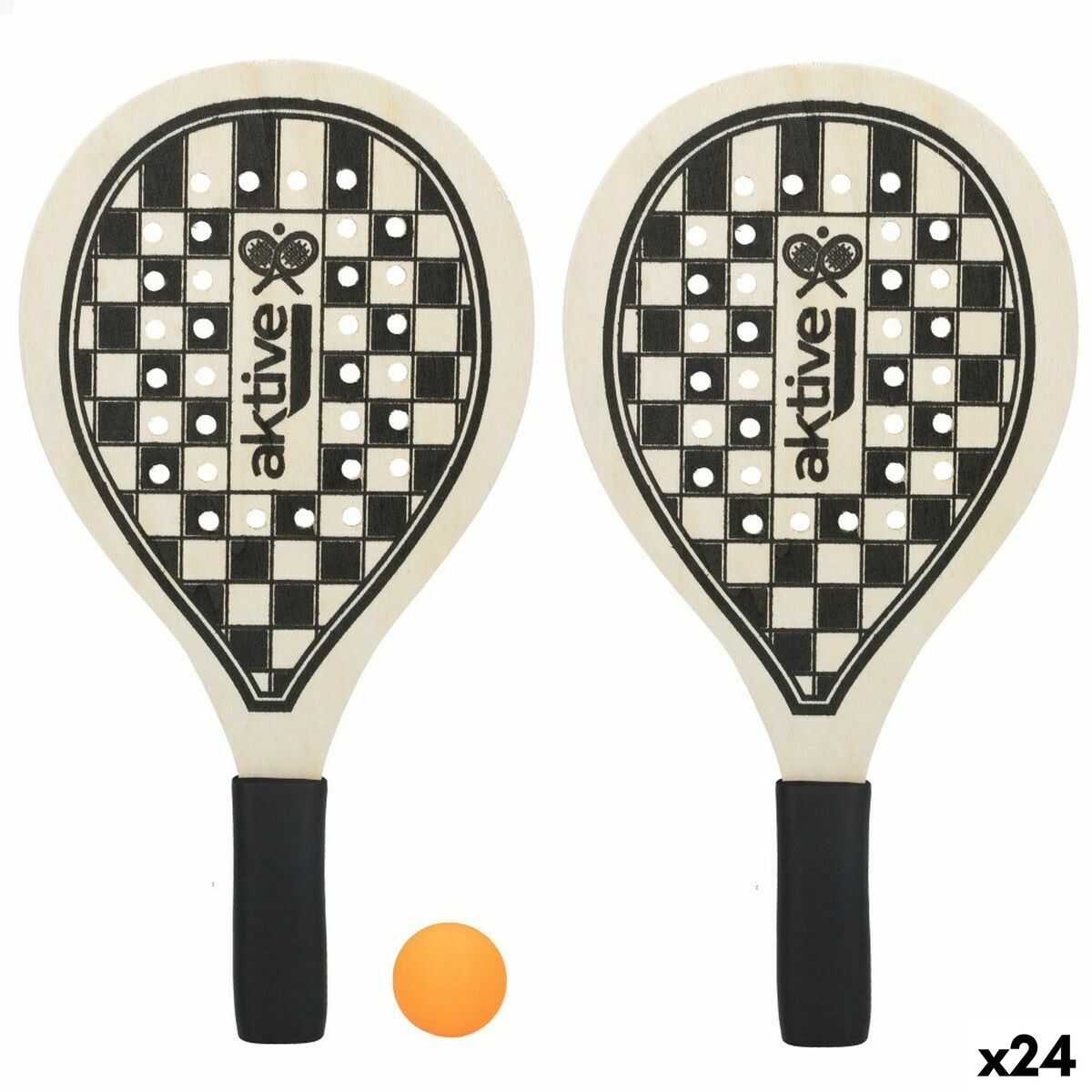 Beach Spades with Ball Aktive 20,5 x 39,5 cm (24 Units) Beach Spades with Ball Aktive 20,5 x 39,5 cm (24 Units)