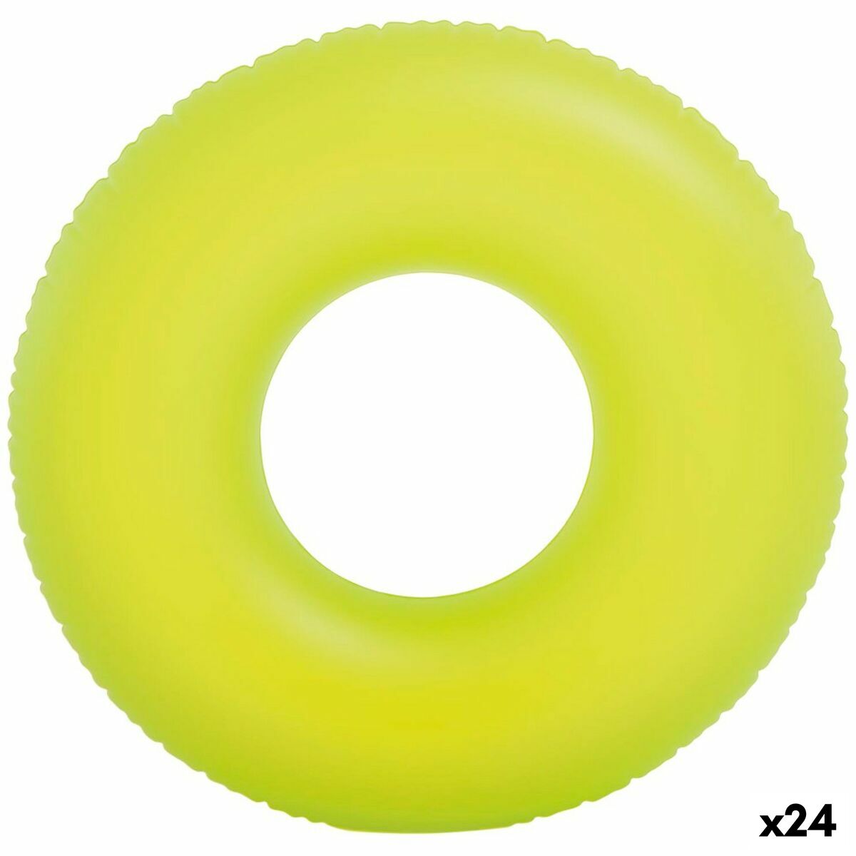 Inflatable Floating Doughnut Intex Neon 91 x 91 cm (24 Units) Inflatable Floating Doughnut Intex Neon 91 x 91 cm (24 Units)