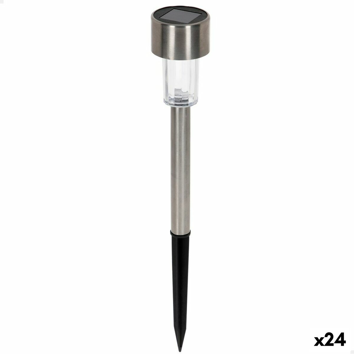 Solar garden lights Aktive Plastic 5,5 x 36 x 5,5 cm (24 Units) Solar garden lights Aktive Plastic 5,5 x 36 x 5,5 cm (24 Units)