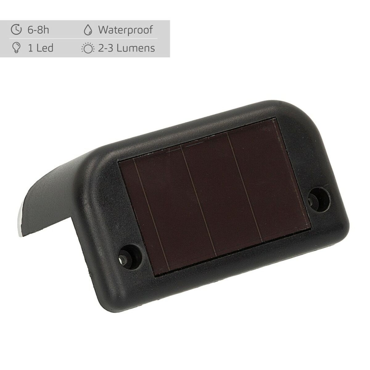 Solar lamp Aktive 8 x 4,5 x 4 cm (12 Units)