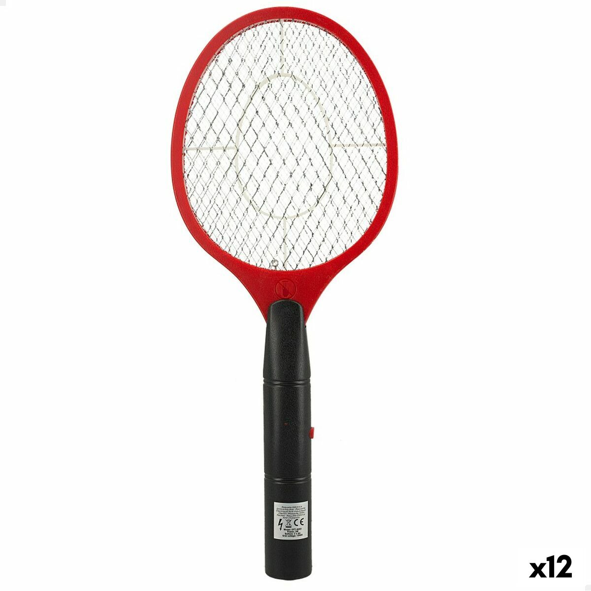 Electric Mosquito Repellent Aktive Racquet Stainless steel Plastic 18 x 46 x 3 cm (12 Units) Electric Mosquito Repellent Aktive Racquet Stainless steel Plastic 18 x 46 x 3 cm (12 Units)
