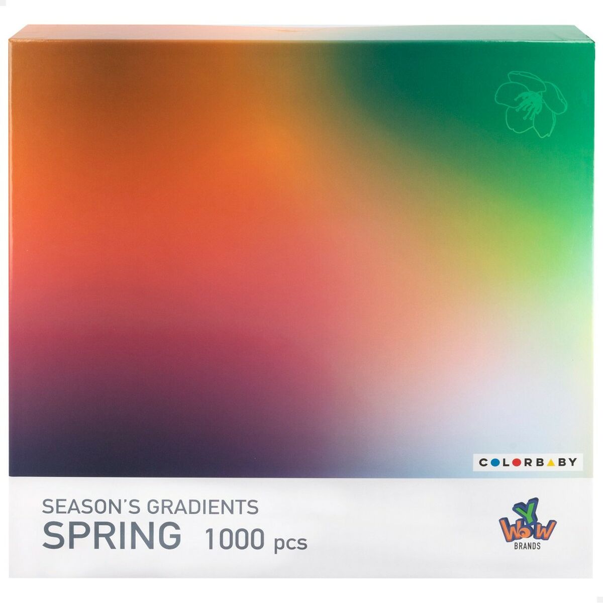 Puzzle Colorbaby Season’s Gradients Spring 68 x 50 cm (6 Units)