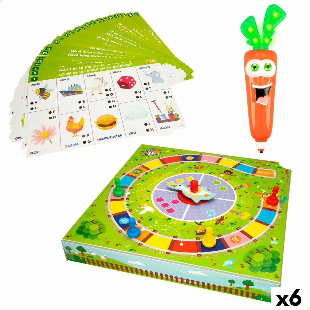 Educational Game Lisciani 1000 preguntas ES 27 x 6 x 27 cm (6 Units) Educational Game Lisciani 1000 preguntas ES 27 x 6 x 27 cm (6 Units)