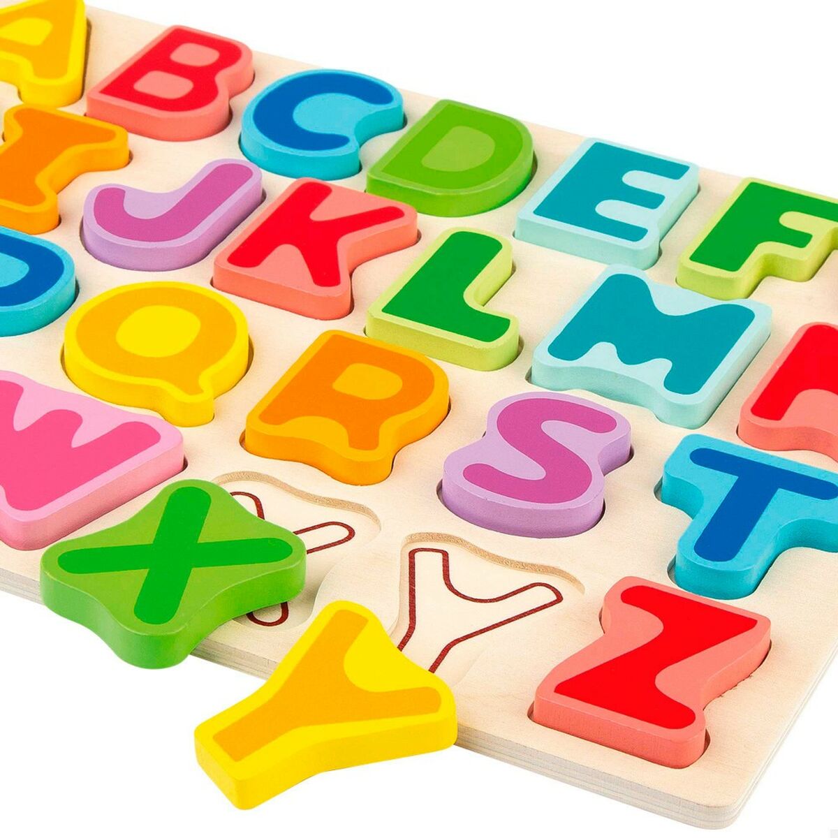 Child’s Wooden Puzzle Woomax + 2 Years 27 Pieces (12 Units)