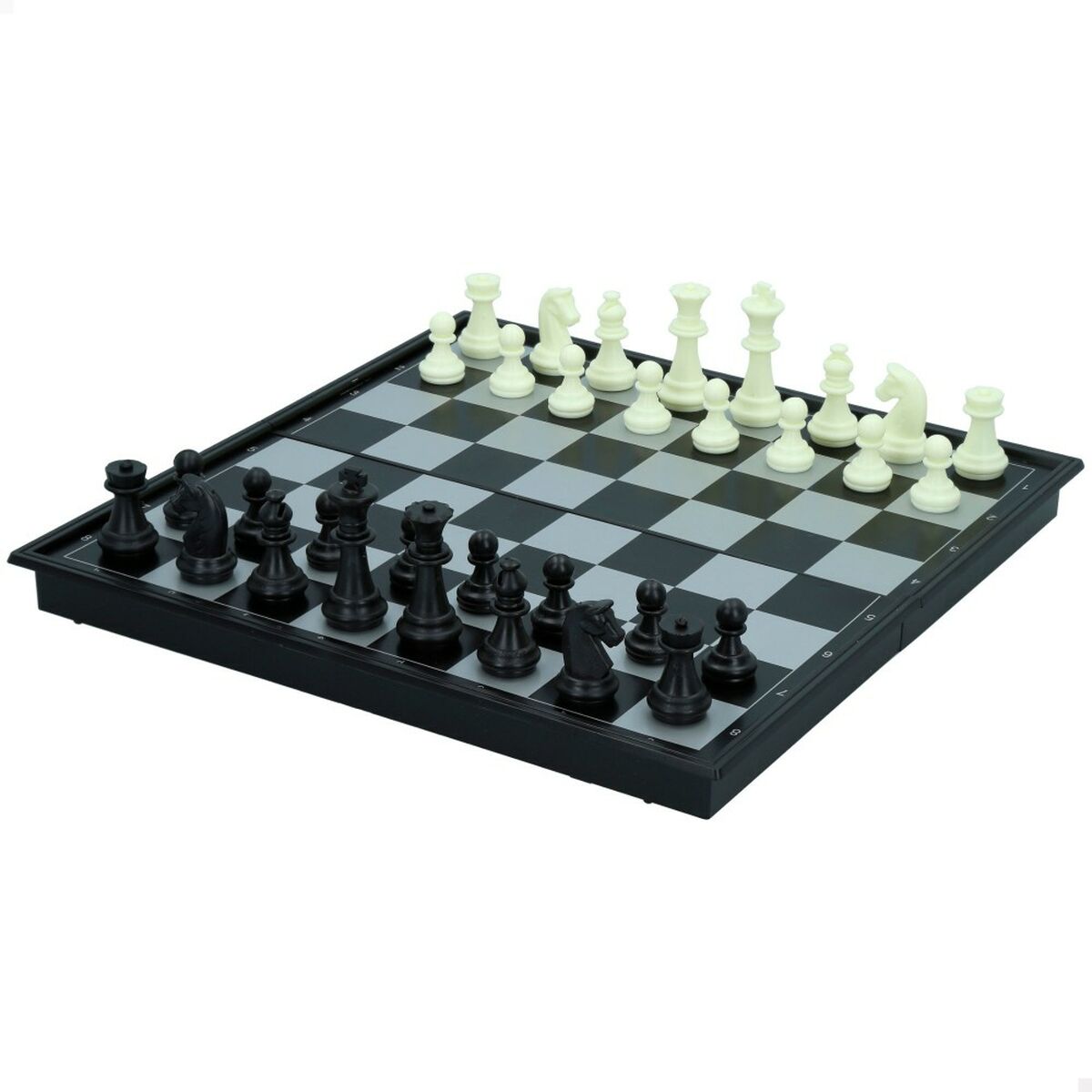 Chess and Checkers Board CB Games Plastic (6 Units)