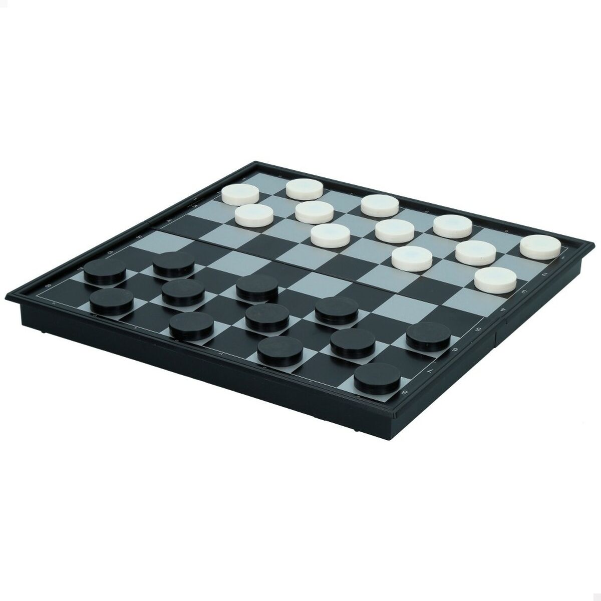 Chess and Checkers Board CB Games Plastic (6 Units)