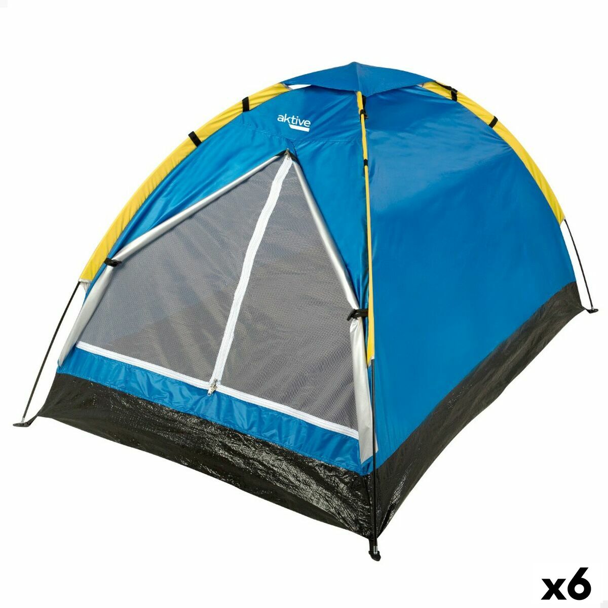Tent Aktive 2 persons 120 x 100 x 200 cm (6 Units) Tent Aktive 2 persons 120 x 100 x 200 cm (6 Units)