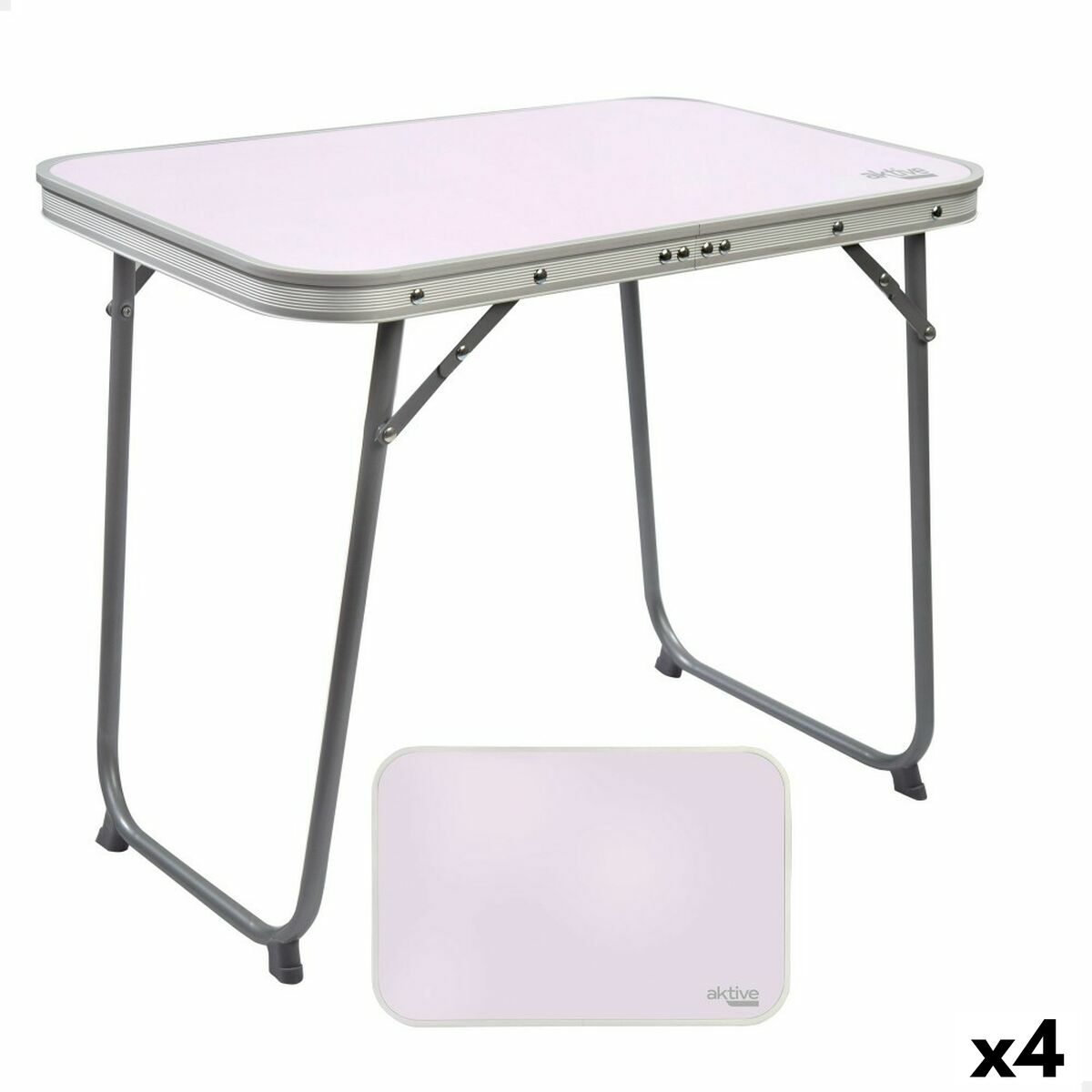Folding Table Aktive 60 x 50 x 40 cm (4 Units) Folding Table Aktive 60 x 50 x 40 cm (4 Units)
