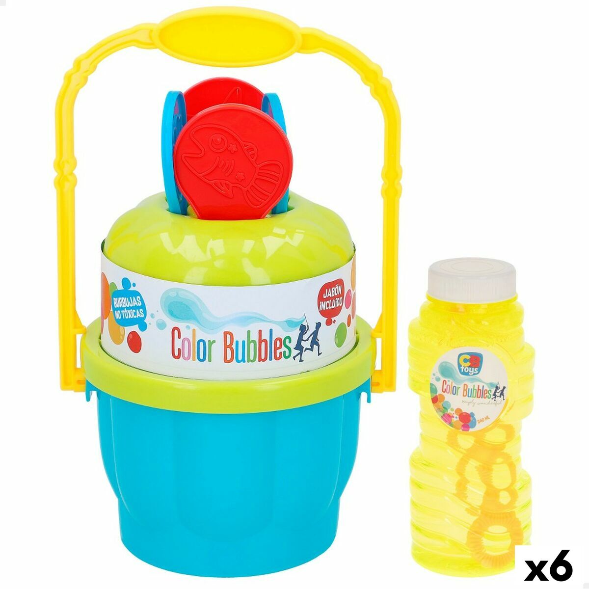 Bubble Blowing Game Colorbaby 240 ml 17,5 x 28 x 13,5 cm (6 Units) Bubble Blowing Game Colorbaby 240 ml 17,5 x 28 x 13,5 cm (6 Units)
