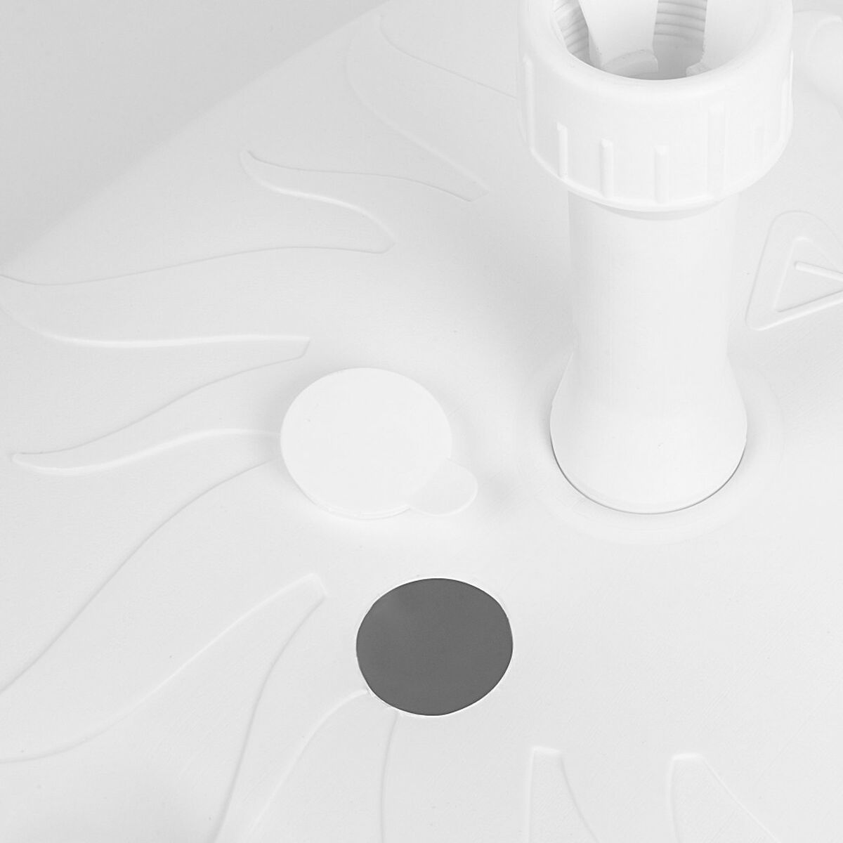 Base for beach umbrella Aktive White  32 mm  20 mm 45 x 29 x 45 cm (5 Units)