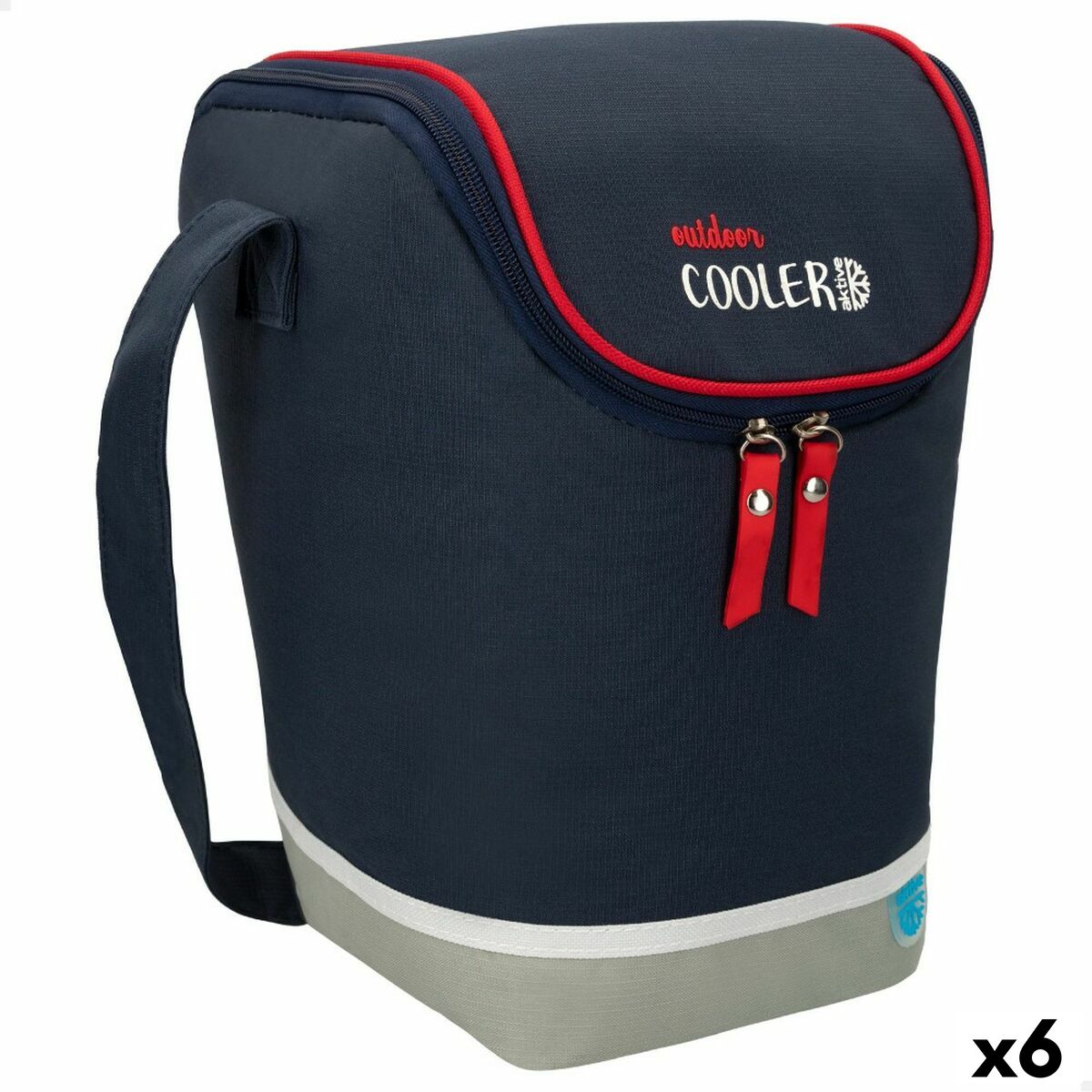 Cool Bag Aktive Navy Blue 19 x 29 x 19 cm (6 Units) Cool Bag Aktive Navy Blue 19 x 29 x 19 cm (6 Units)