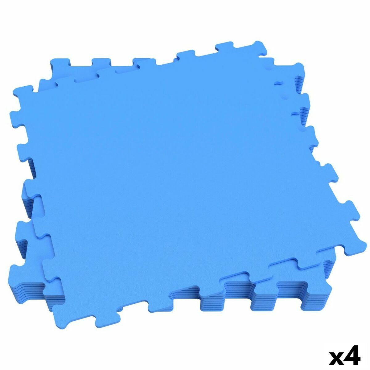 Child’s Puzzle Aktive Blue 9 Pieces Eva Rubber 50 x 0,4 x 50 cm (4 Units)