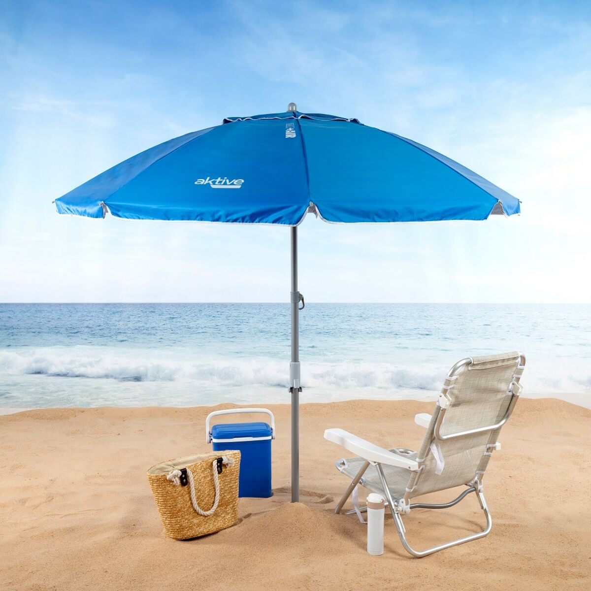 Umbrella Aktive Blue 200 x 205 x 200 cm (6 Units)