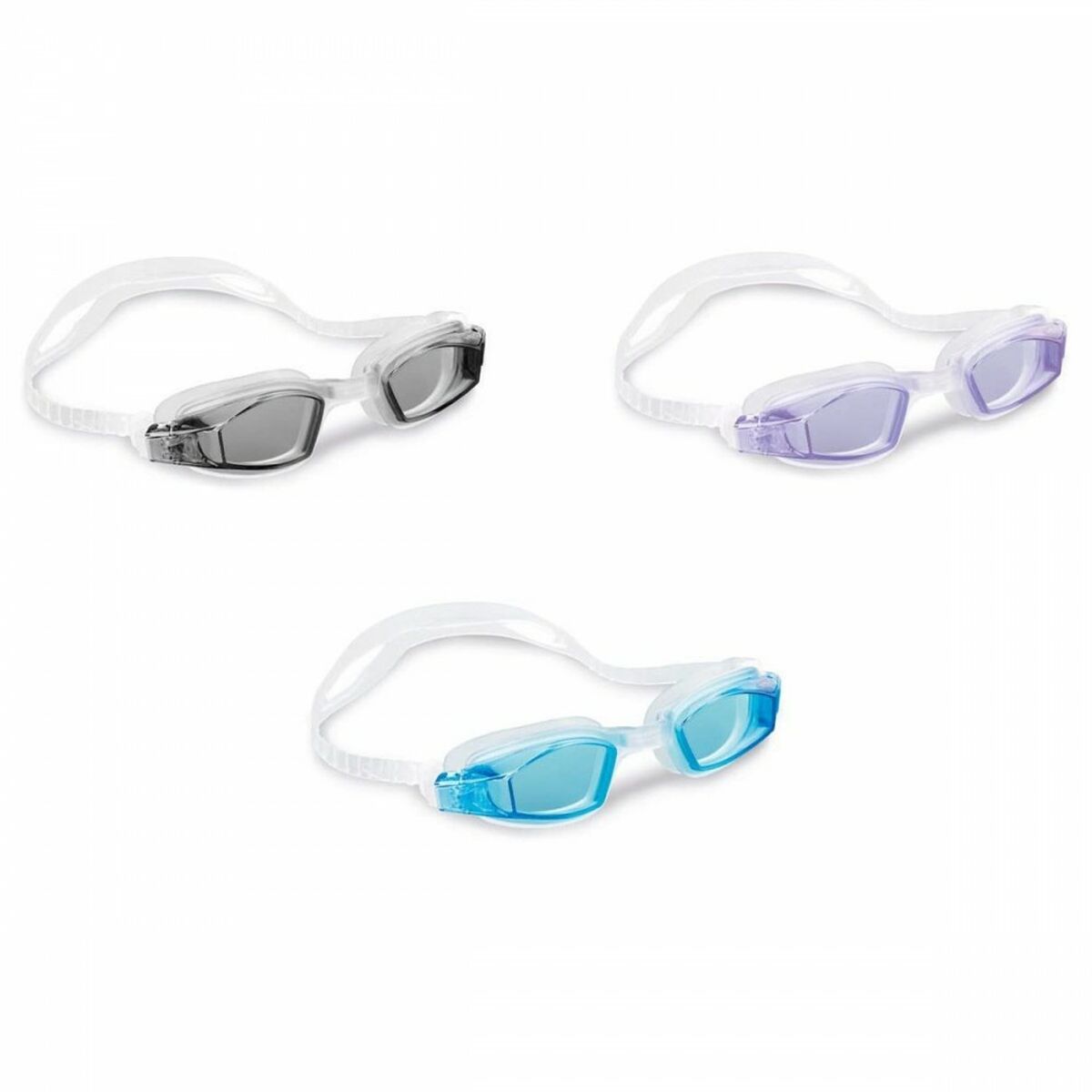 Children’s Swimming Goggles Intex Free Style (12 Units)