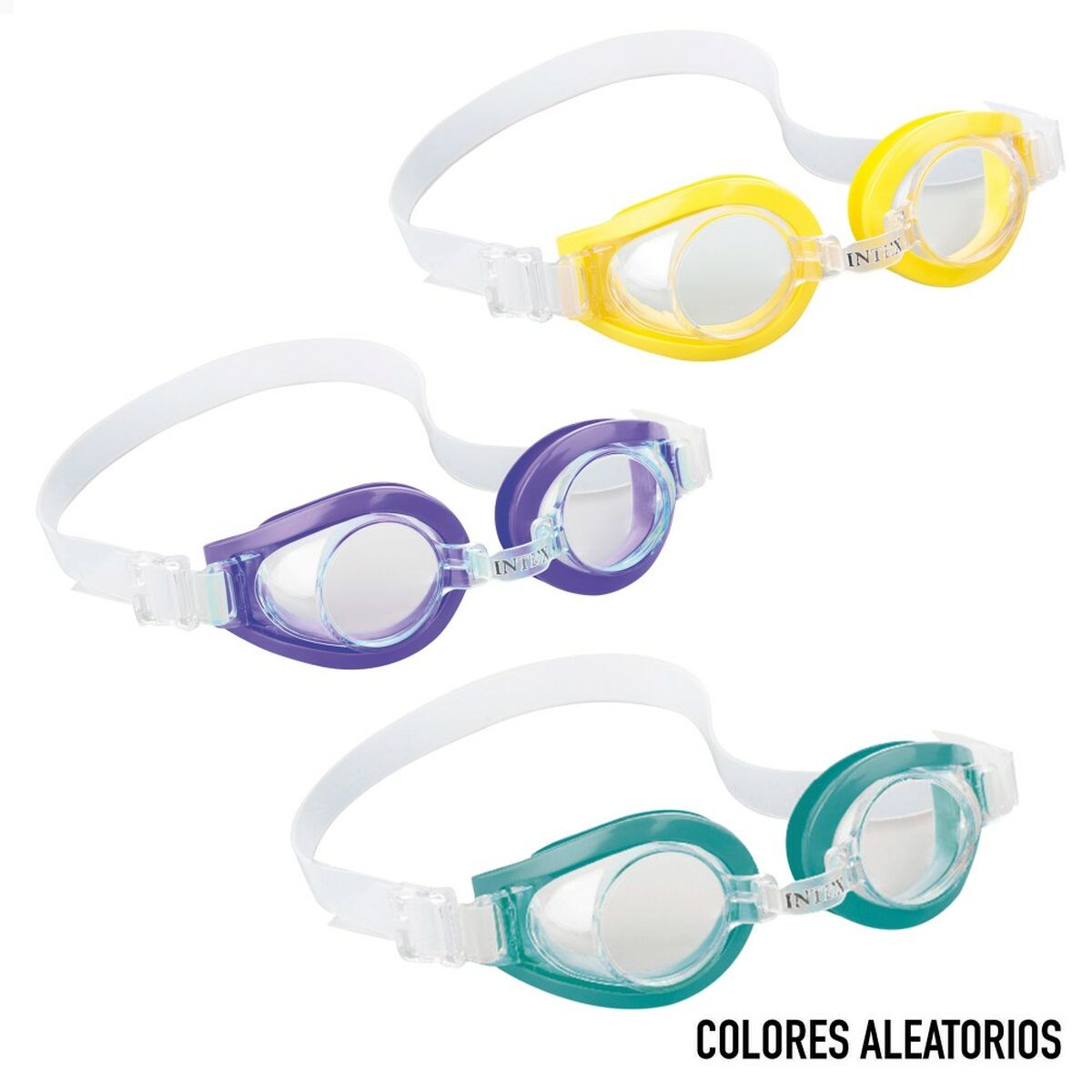 Children’s Swimming Goggles Intex Play (12 Units)
