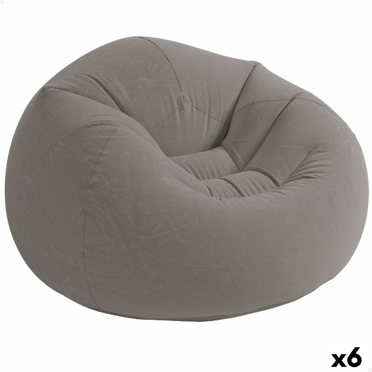 Inflatable Armchair Intex Grey 107 x 69 x 104 cm 114 x 71 x 114 cm (6 Units) Inflatable Armchair Intex Grey 107 x 69 x 104 cm 114 x 71 x 114 cm (6 Units)