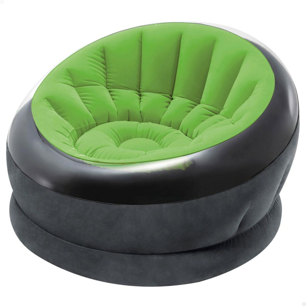 Inflatable Armchair Intex Empire Green 112 x 109 x 60 cm (3 Units)