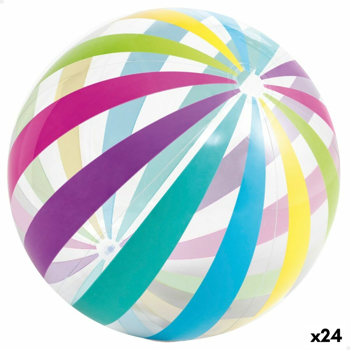 Beach ball Intex Jumbo Ø 107 cm PVC (24 Units) Beach ball Intex Jumbo Ø 107 cm PVC (24 Units)