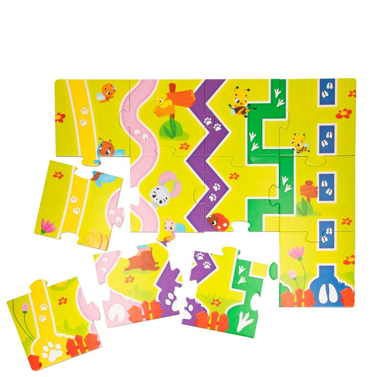 Child’s Puzzle Lisciani Farm 27 Pieces 48 x 1 x 36 cm (6 Units)