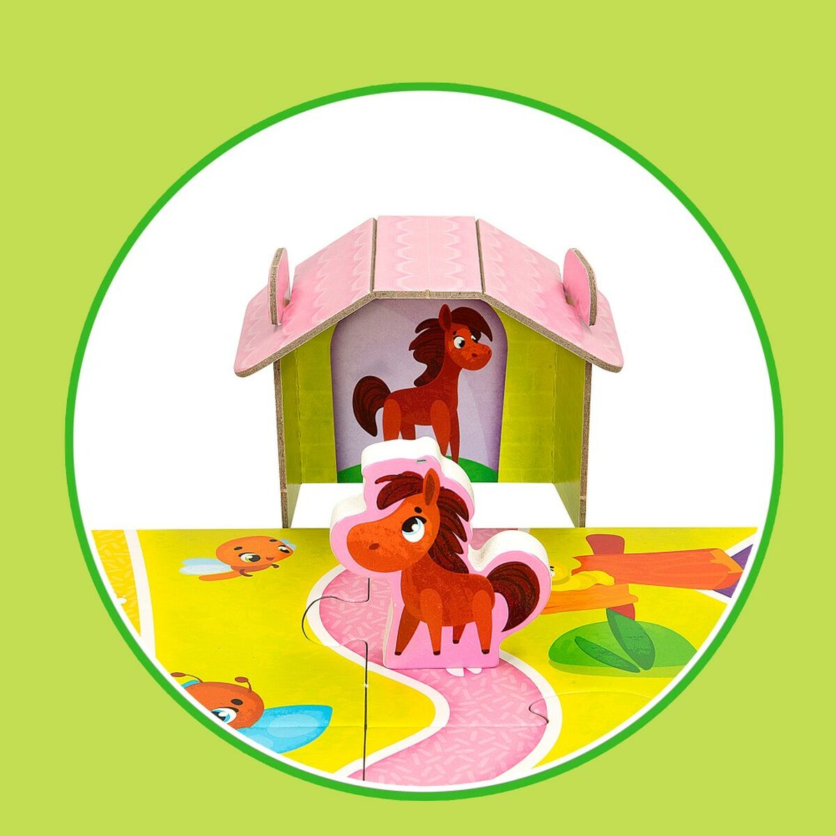 Child’s Puzzle Lisciani Farm 27 Pieces 48 x 1 x 36 cm (6 Units)
