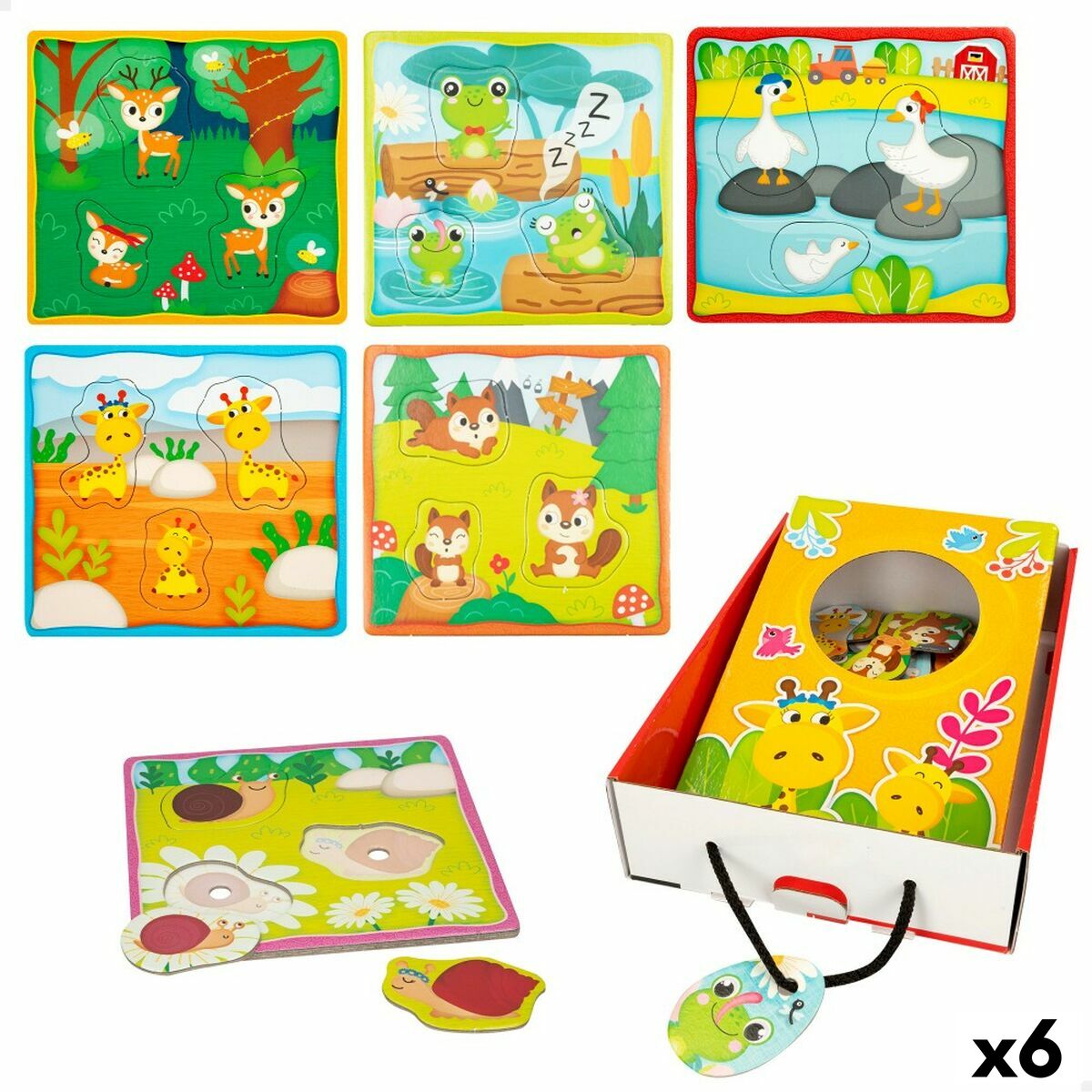 Child’s Puzzle Lisciani Touchpad 18 Pieces 16 x 0,5 x 15 cm (6 Units)