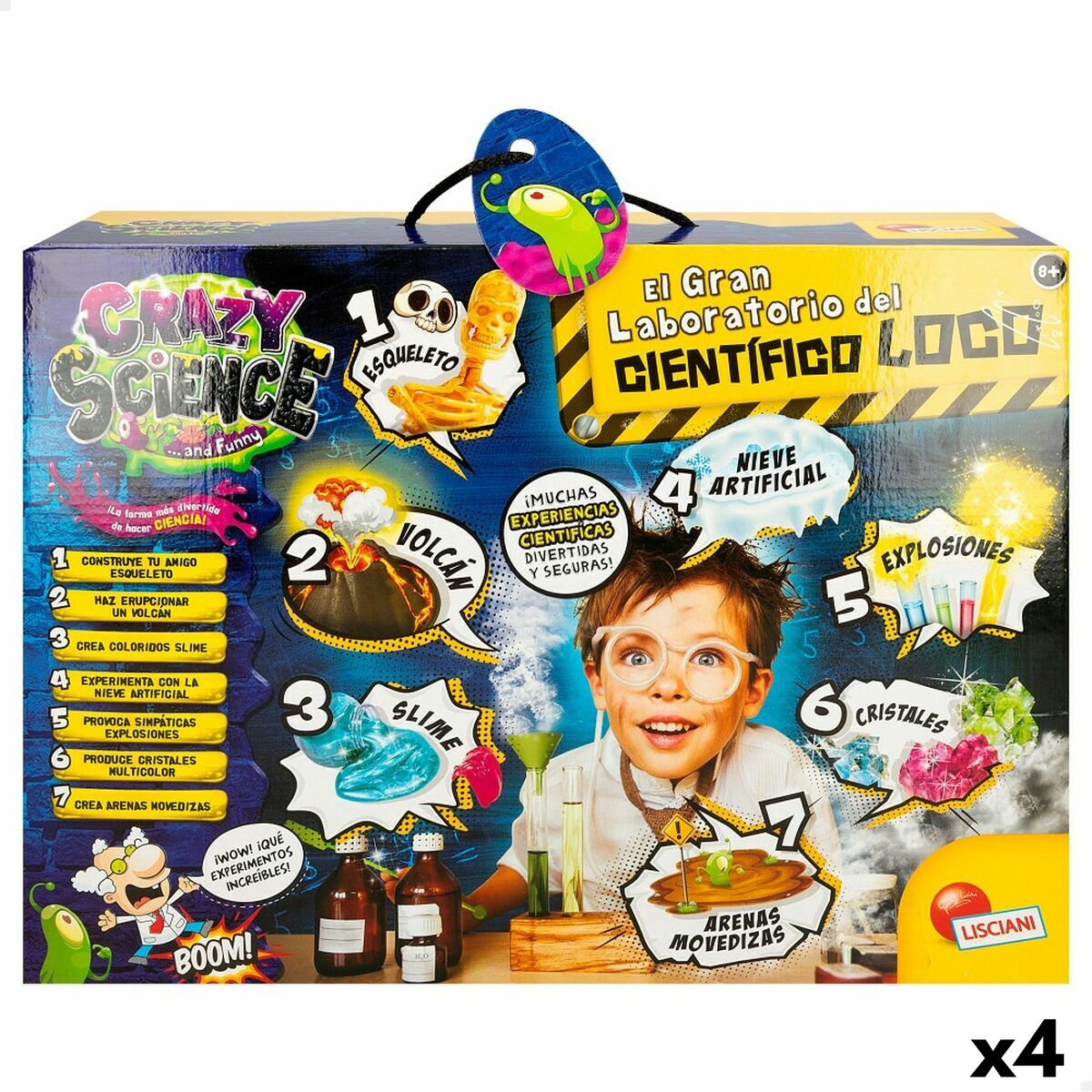 Science Game Lisciani El gran laboratorio del cientÃfico loco ES (4 Units) Science Game Lisciani El gran laboratorio del cientÃfico loco ES (4 Units)