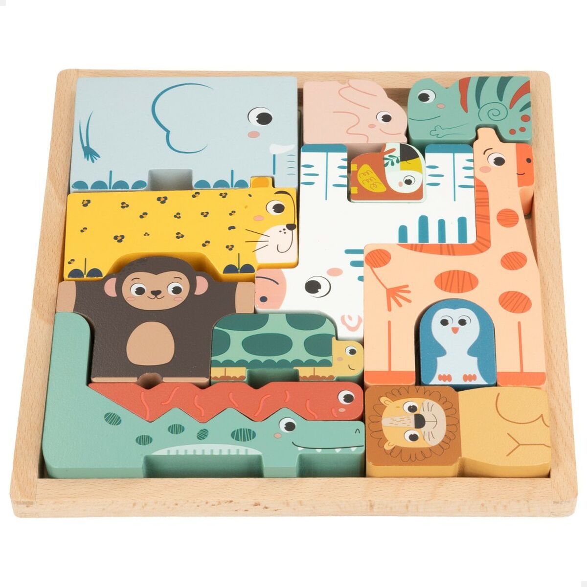 Child’s Wooden Puzzle Woomax (6 Units)