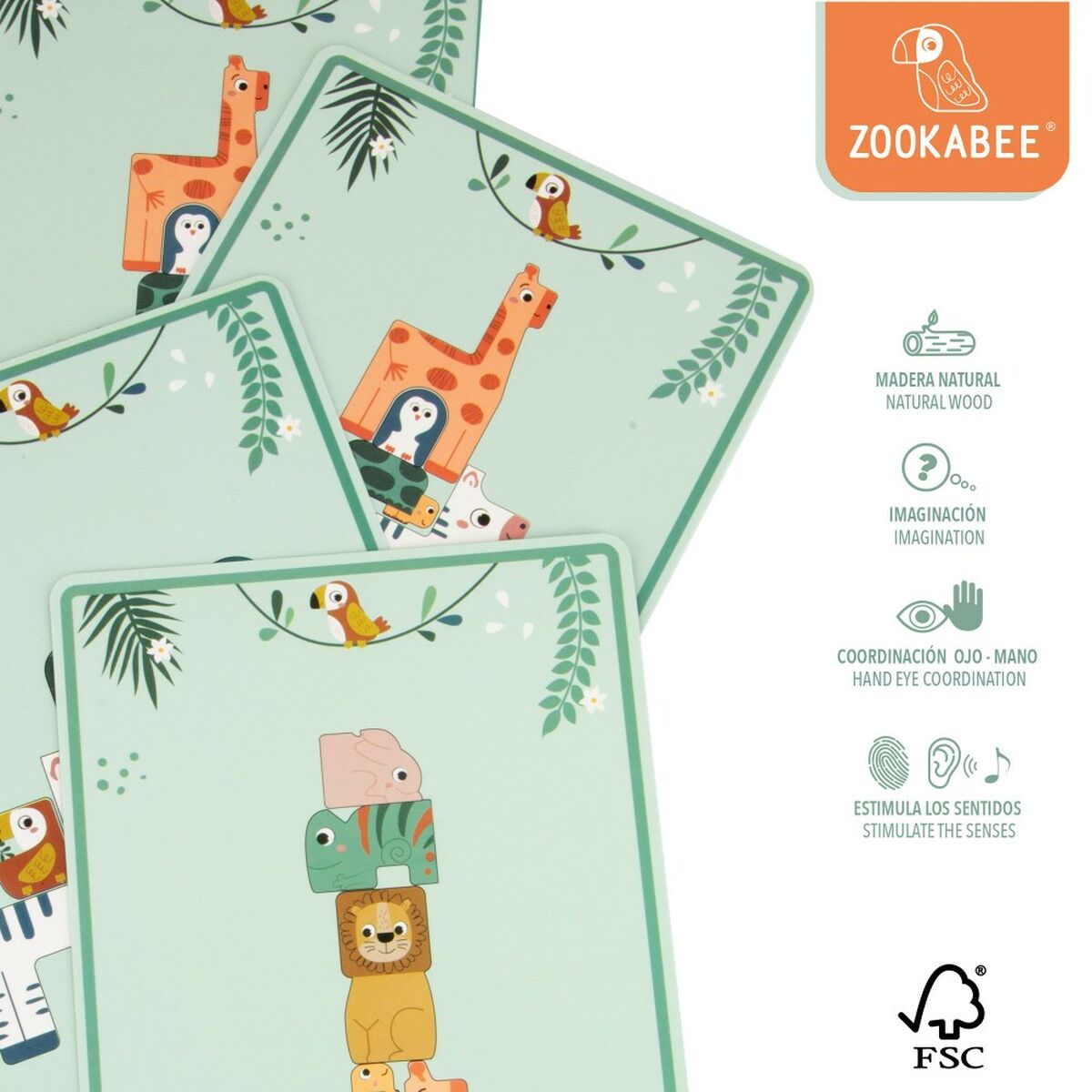 Child’s Wooden Puzzle Woomax (6 Units)