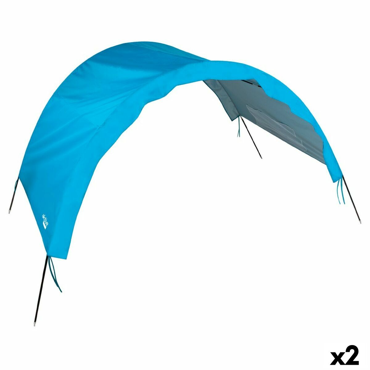 Awning Aktive Blue Beach Polyester 360 x 120 x 150 cm Awning Aktive Blue Beach Polyester 360 x 120 x 150 cm