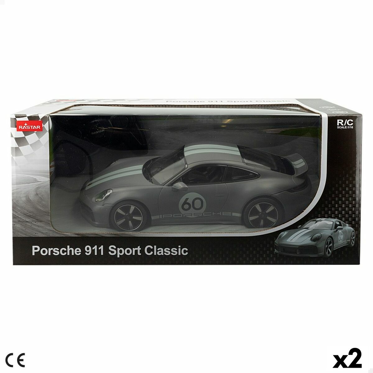 Remote-Controlled Car Porsche 911 1:16 (2 Units) Remote-Controlled Car Porsche 911 1:16 (2 Units)