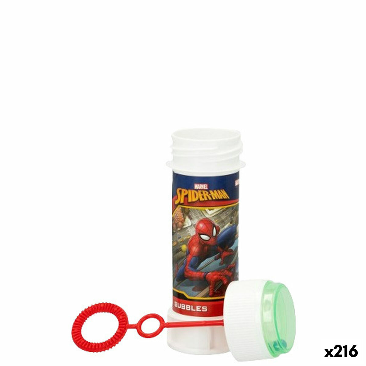 Bubble blower Spider-Man 60 ml 3,8 x 11,5 x 3,8 cm (216 Units) Bubble blower Spider-Man 60 ml 3,8 x 11,5 x 3,8 cm (216 Units)