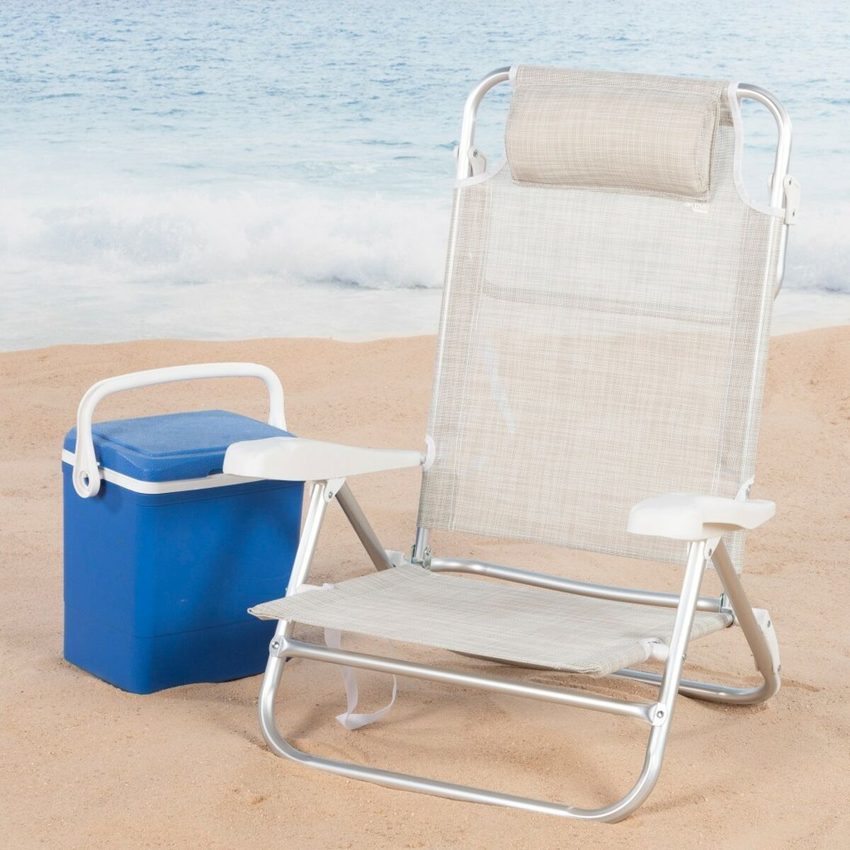 Beach Chair Aktive 47 x 82 x 49 cm (2 Units)