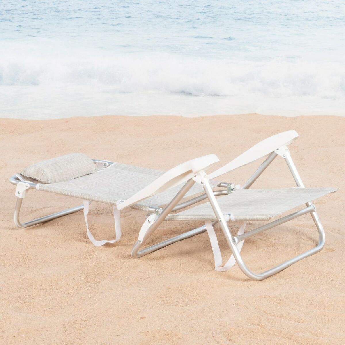 Beach Chair Aktive 47 x 82 x 49 cm (2 Units)